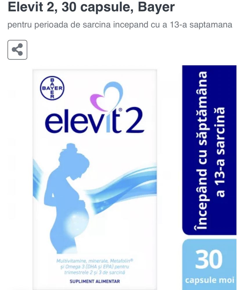 Elevit 2 vitamine