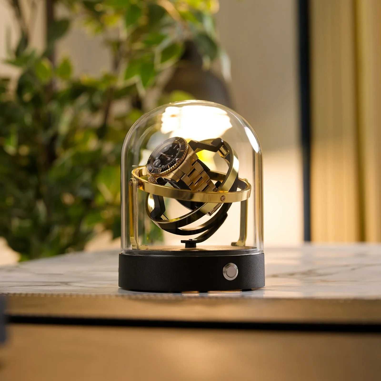 Виндер для часов Gyroscope Single Slot Watch Winder - Saturn