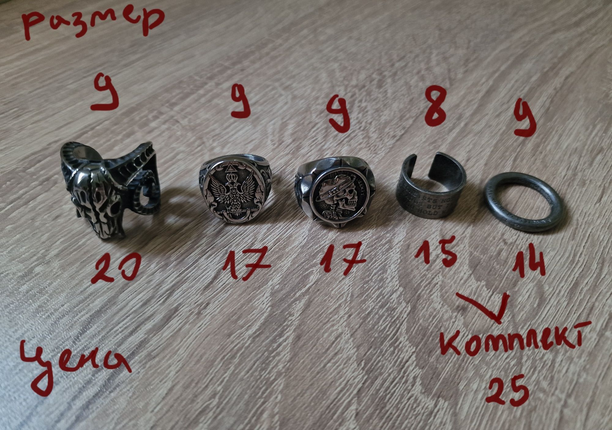 Пръстени от неръждаема 316L стомана