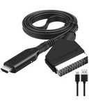 Convertor SCART la HDMI convertor audio video HDTV NTSC PAL SECAM