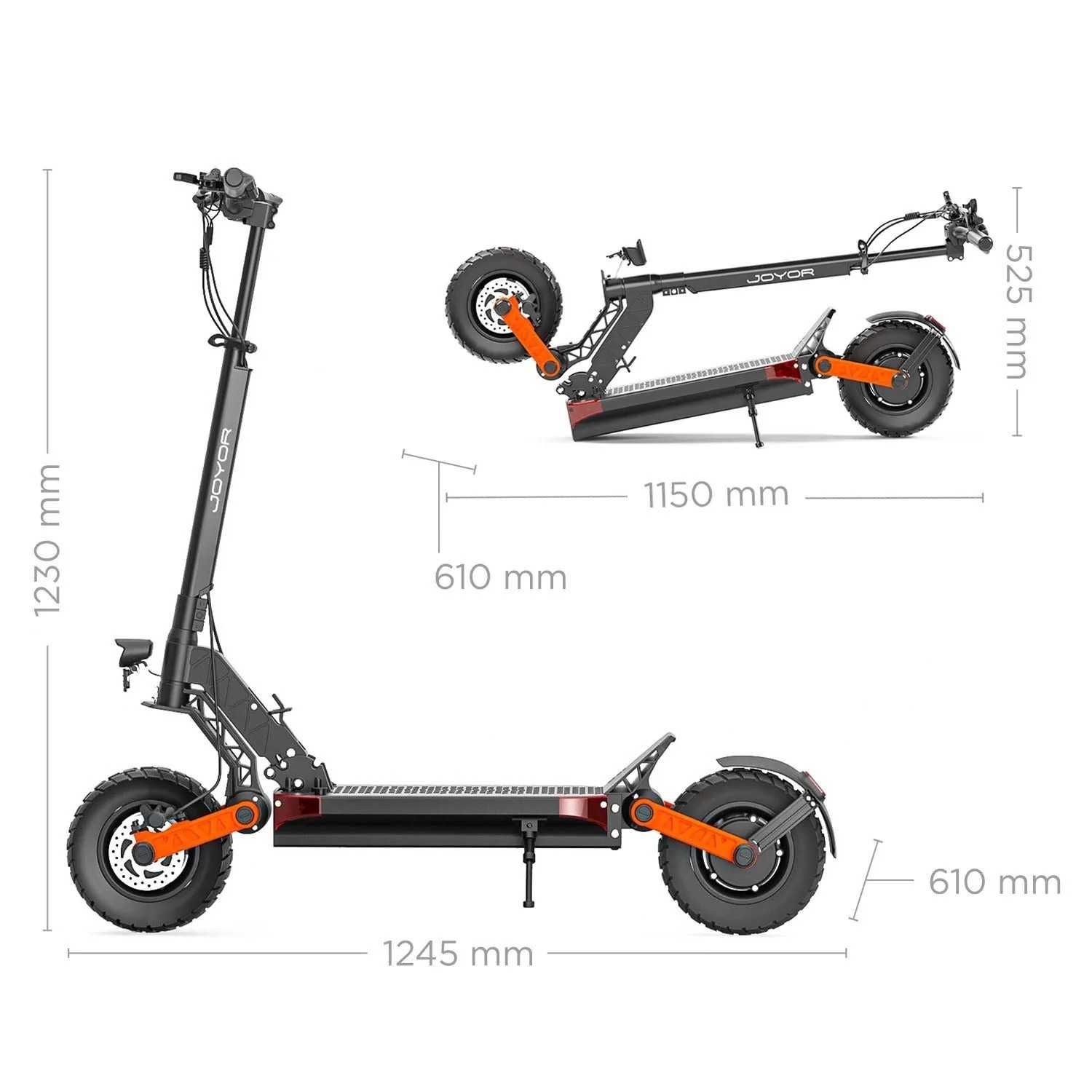 Електрически тротинетки Joyor S10-S-Z с подарък Каска и вътрешна гума