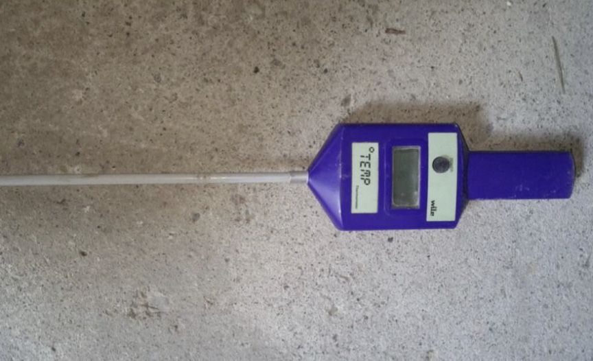 Termometru pentru cereale.