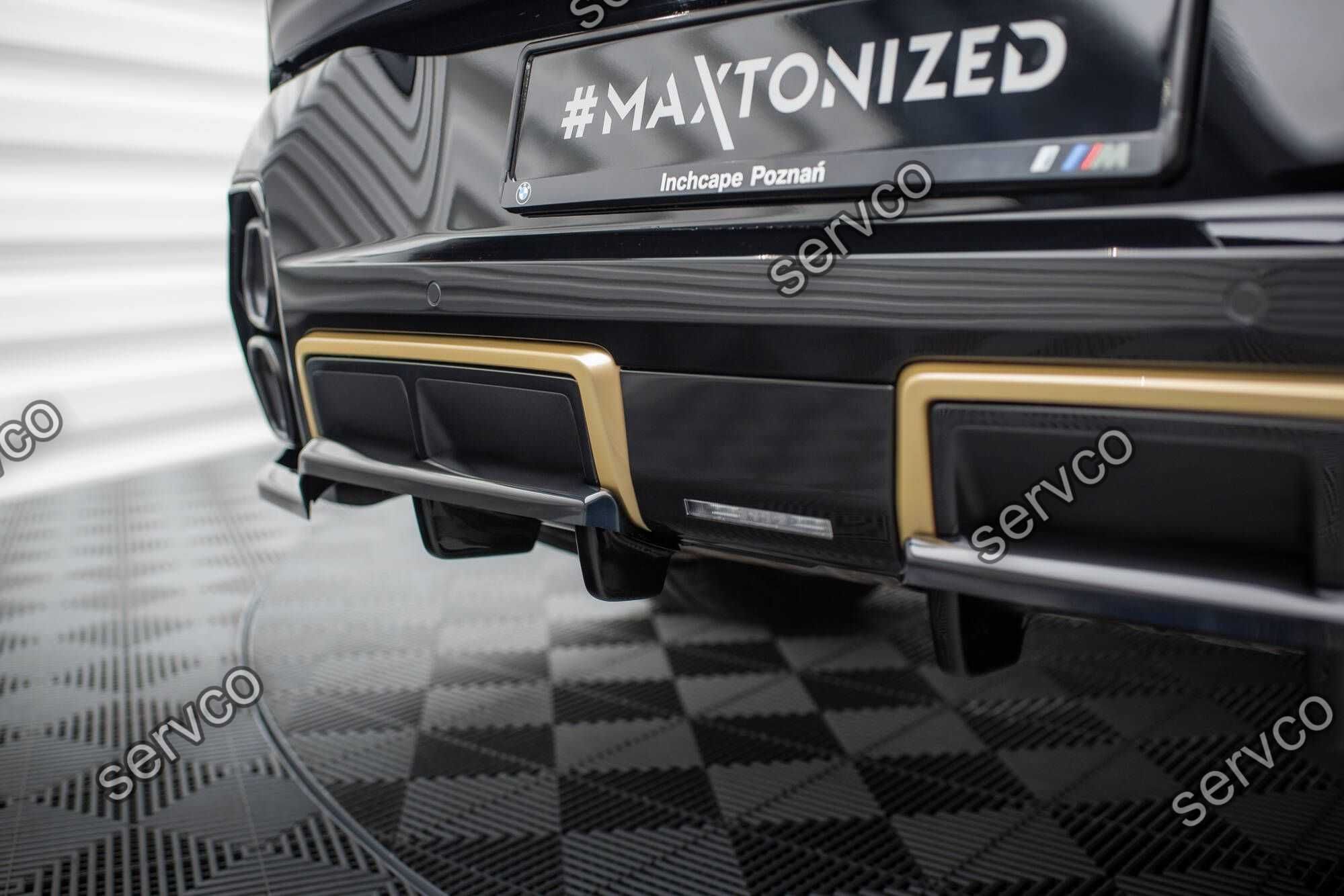 Prelungire splitter bara spate Bmw XM G09 2022- v1 - Maxton Design