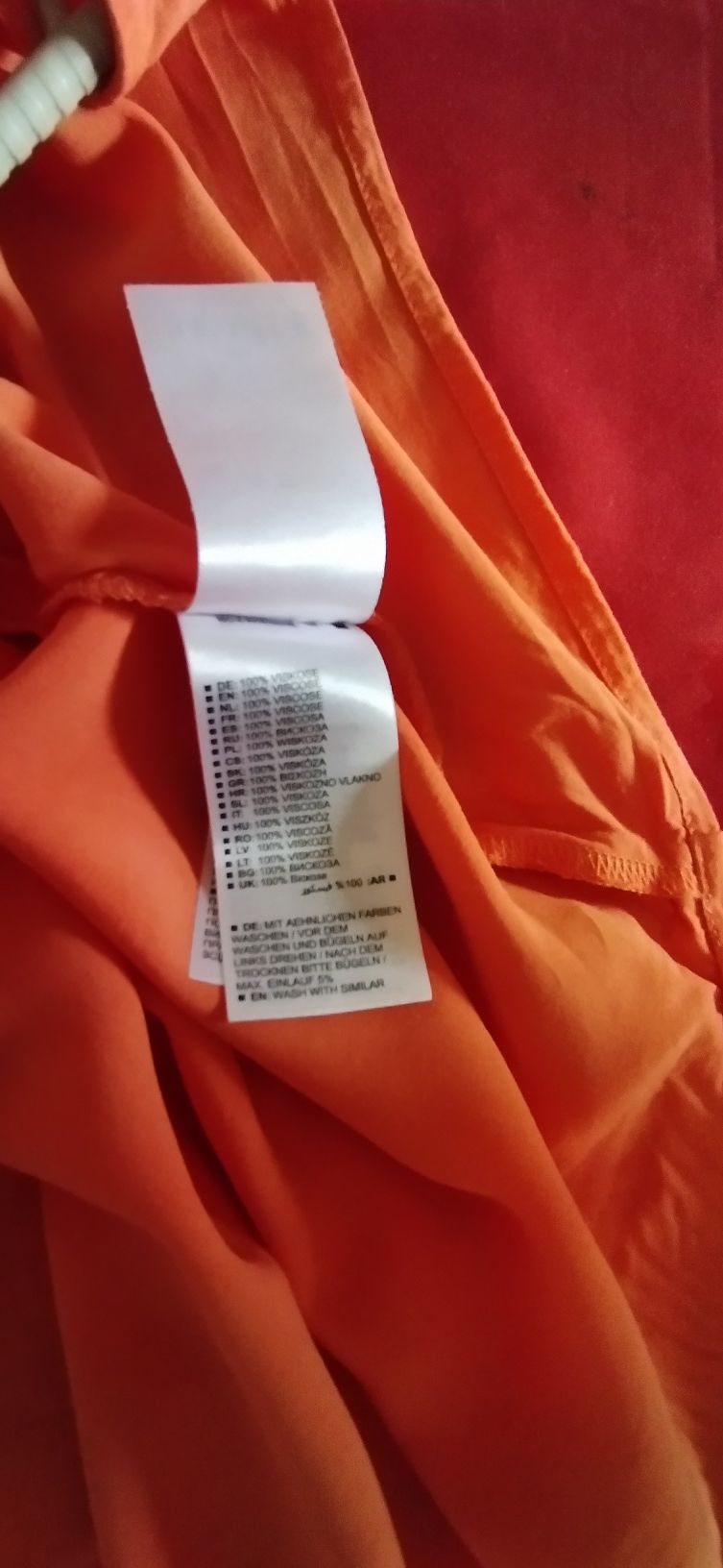 5 бр. блузи от вискоза Montego черна, бежова, сива, оранжева (46-48) T