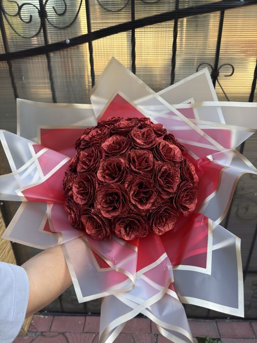 Buchet trandafiri din sapun