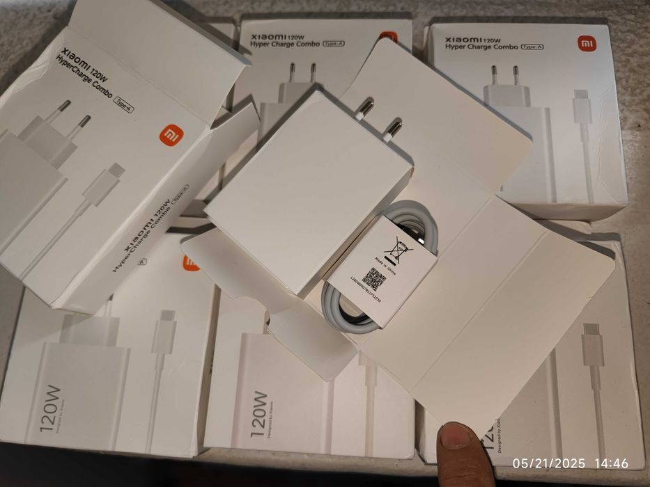Incarcator telefon XIAOMI 120W Hypercharge Combo Type A - Type C