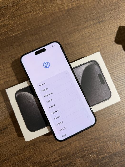 Iphone 15 pro max 256 black