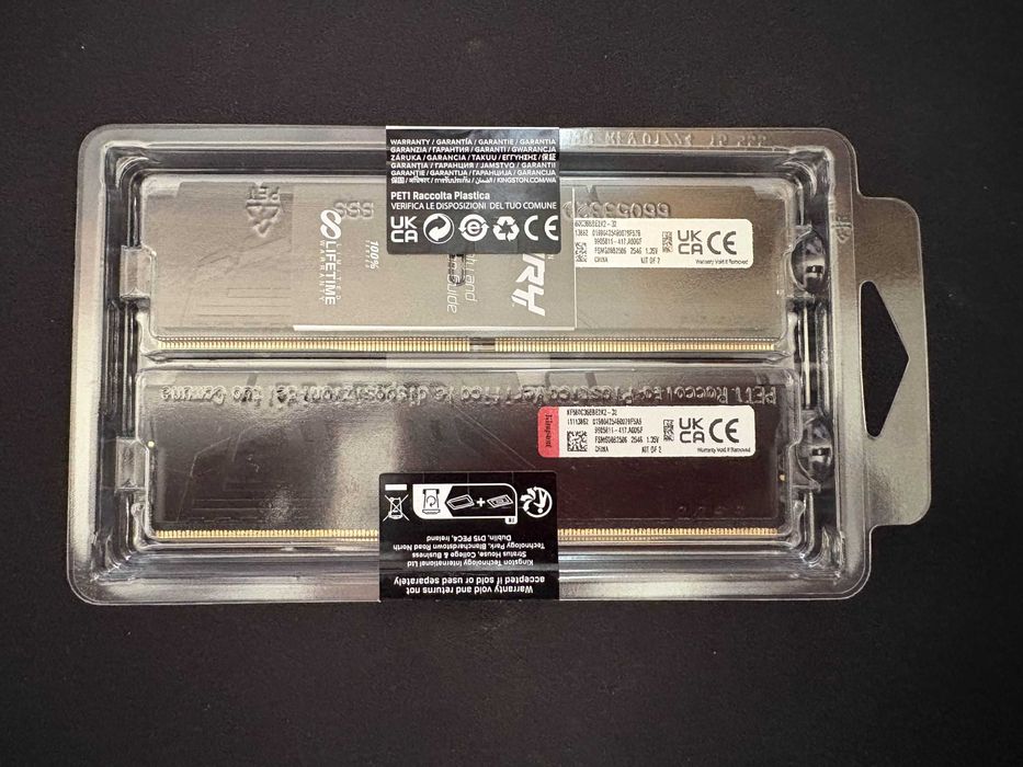 Kingston Fury Beast Black – 32GB (2x16GB) DDR5 6000MT/s.