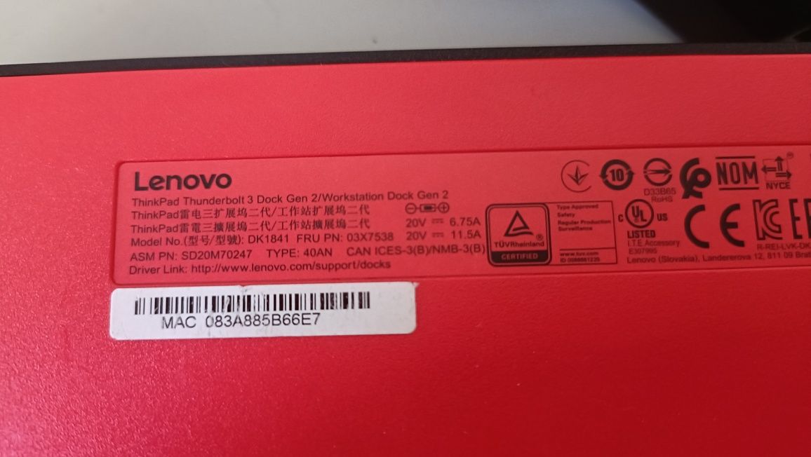 THINKPAD 3 dock gen 2