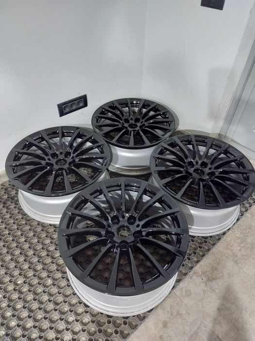 set jante 18 originale bmw 5 g30 g31 6 gt g32 style 619 negre