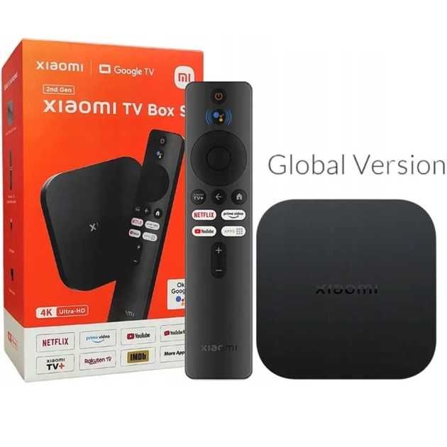 ТВ приставка Xiaomi TV Box S 2nd Gen (GLOBAL, ГОД ГАРАНТИИ)