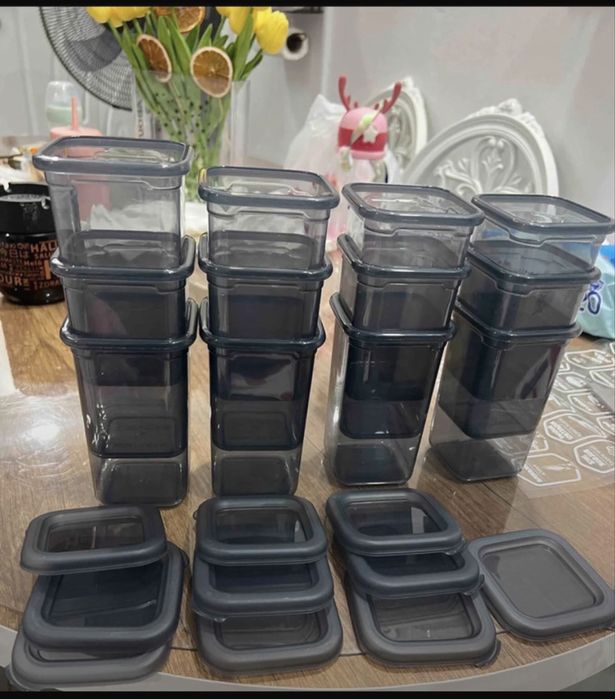 Set de 12 recipiente pentru bucătarie