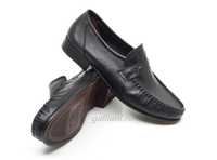 Pantofi negri barbati- din piele naturala-fabricat in Romania.