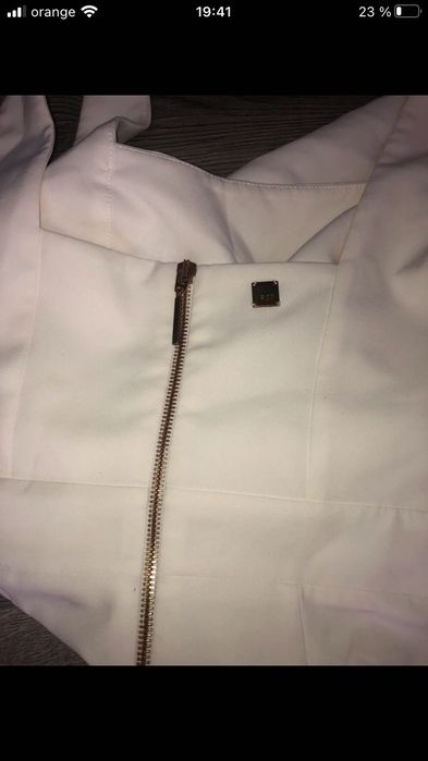 Salopeta albă lunga s-m