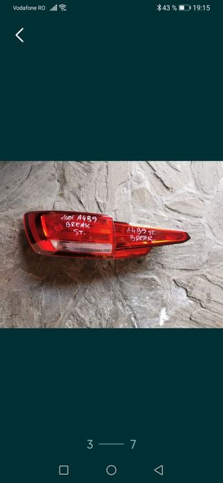 Bara fata stop stopuri Audi A4 B9 dupa 2015