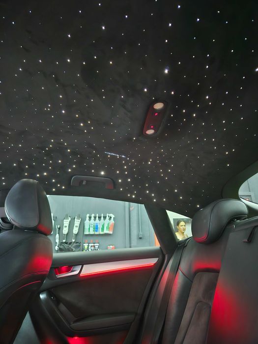Material textil/alcantara retapitare Audi + kit plafon instelat