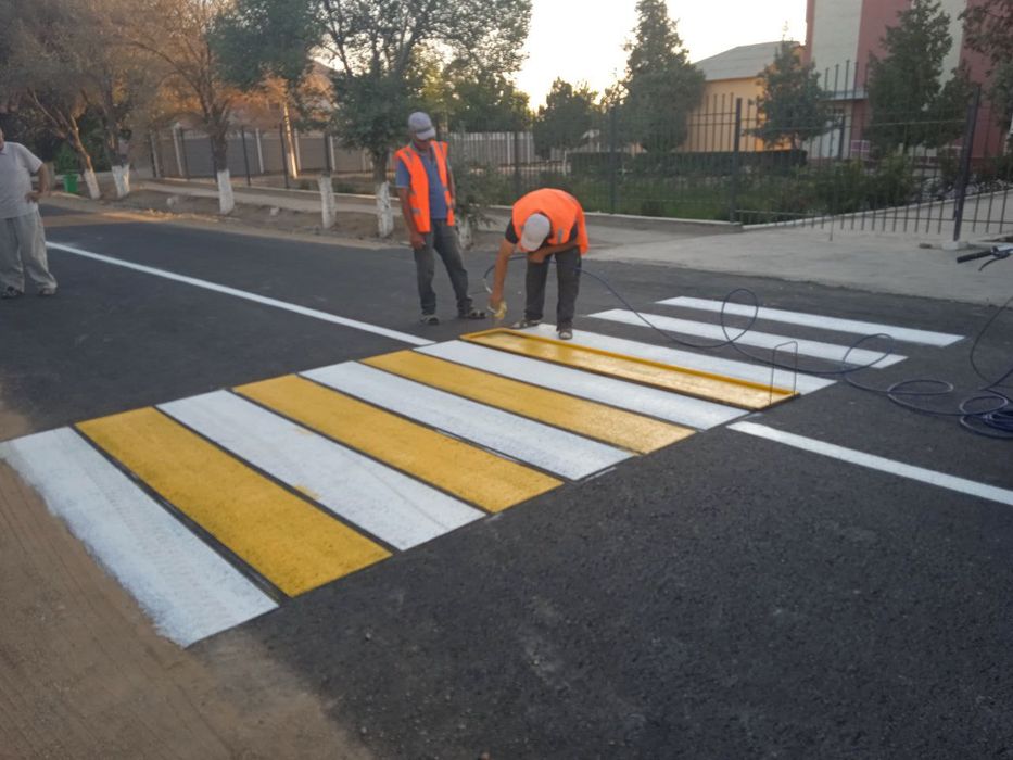 Дорожная разметка качественная и быстрая работа