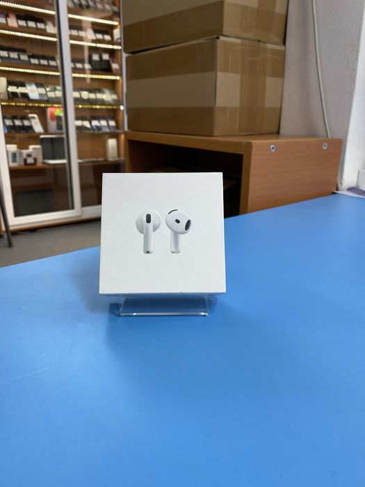 Apple AirPods 4 Sigilate, Garantie 12 luni | Lensun