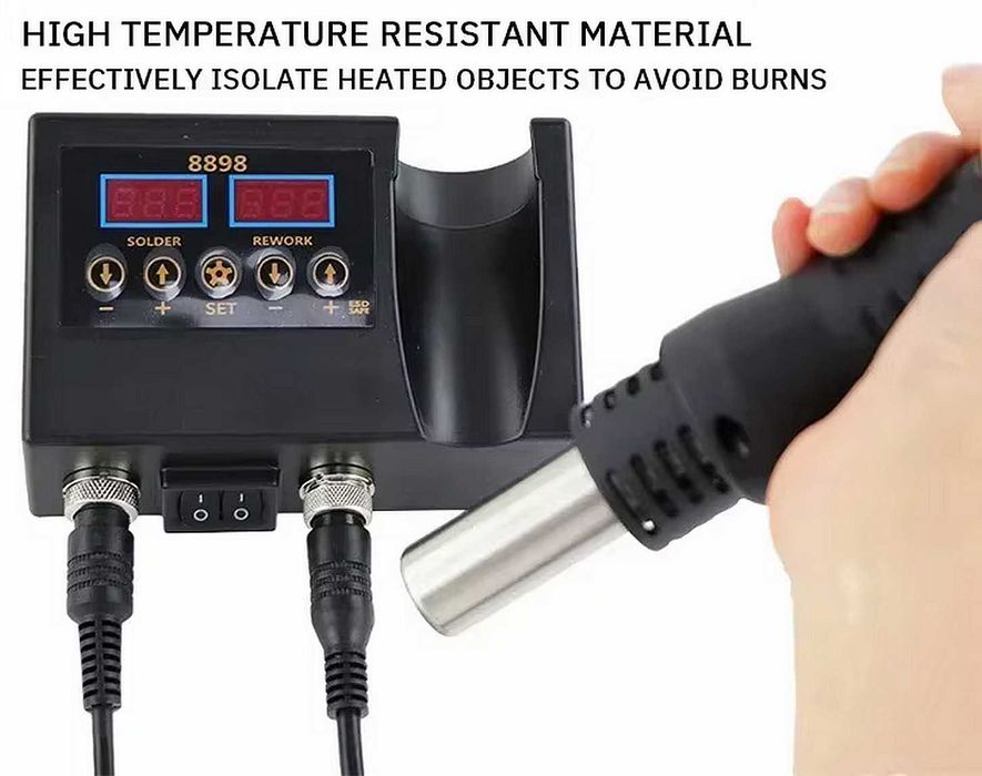 Statie de rework letcon + suflanta aer cald 2 in 1