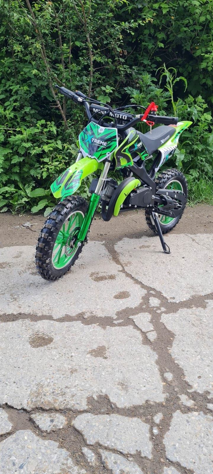 Motocross motoretă Cross Pocket Bike pentru copii cu motor pe benzina