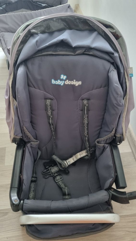 Количка Baby Design lupo с 3 коша