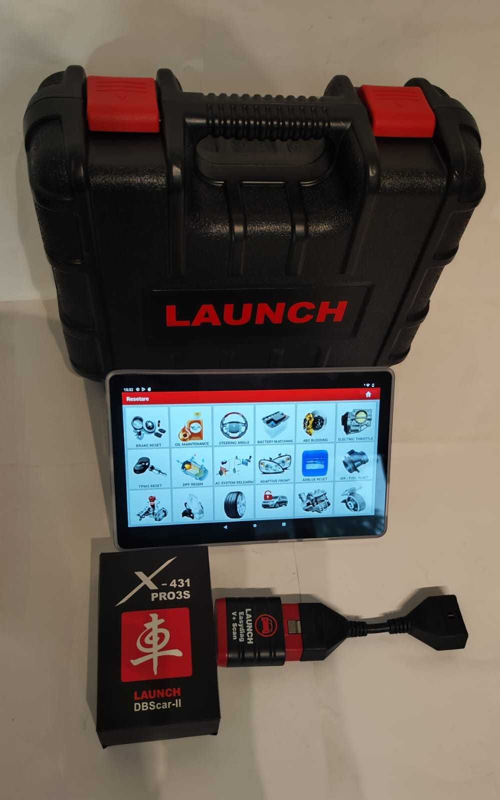 Kit Diagnoza Auto Launch X431 V+ CRP Bluetooth Tableta Octa-Core, 9"HD