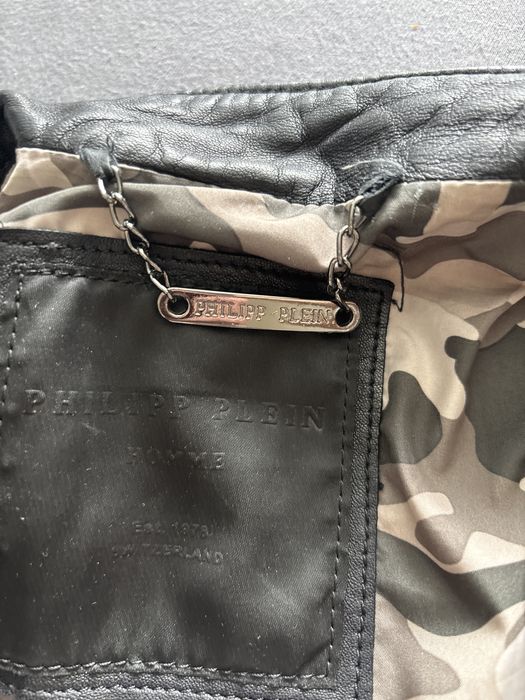 Phillipp Plein кожено яке - the prince is back