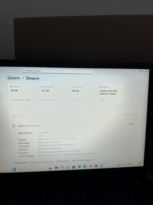 Laptop LENOVO IdeaPad 115IJL7