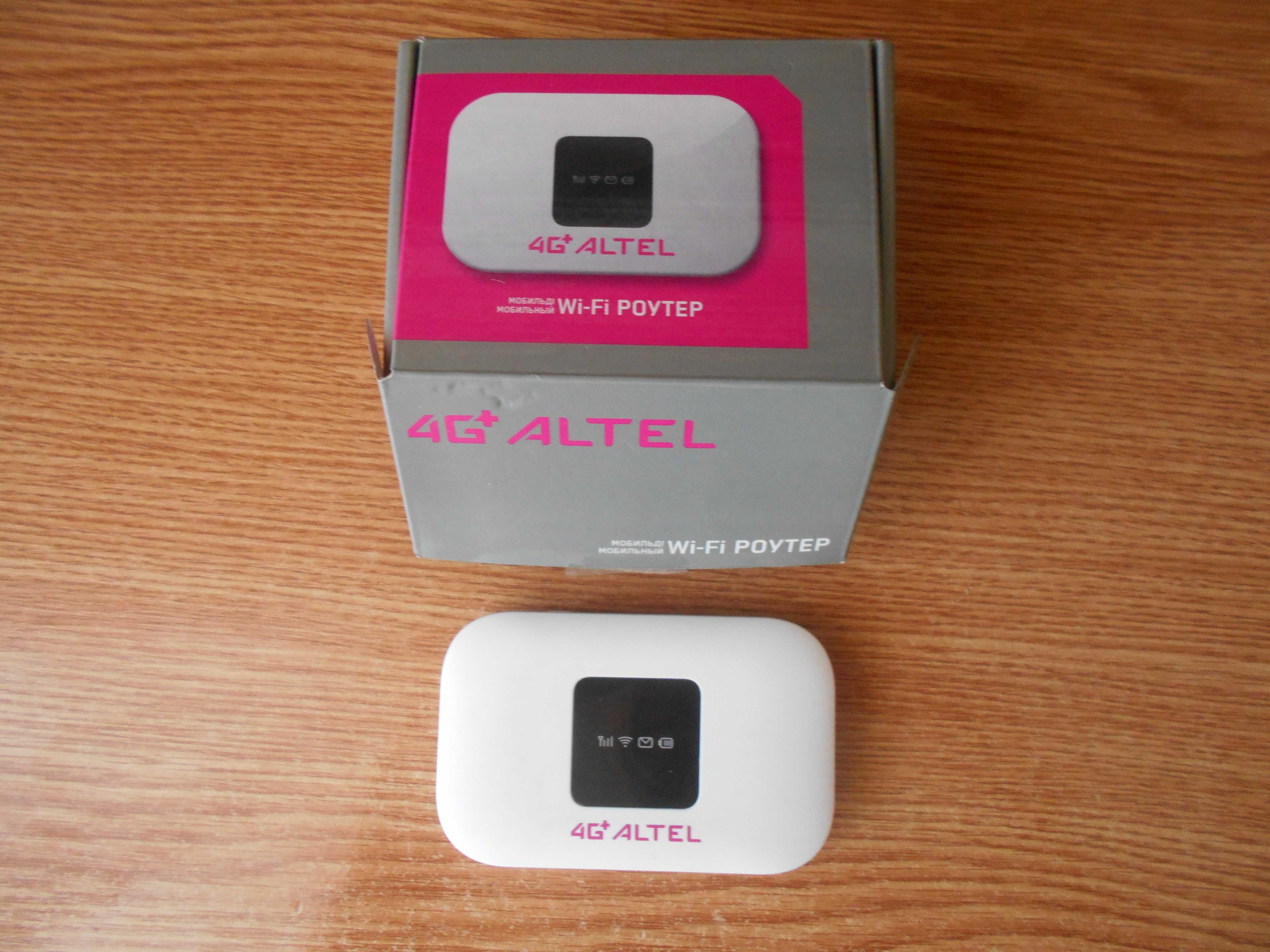 роутер 4G модем ALTEL в рабочем состоянии,аккумулятора в комплекте нет