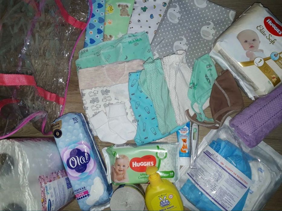 Готовая сумка в роддом