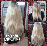 Aplicare extensii tape, keratina, nanoring, microring