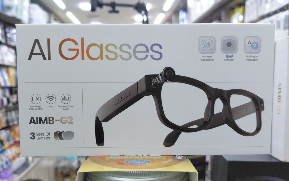 Умные очки с камерой / smart glasses ( AIMB-G2 )