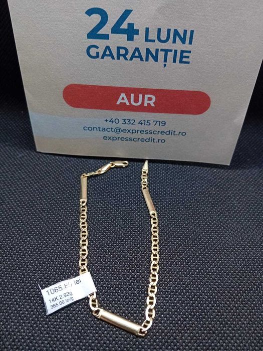 Bratara aur 14k 2.92g (b24348 AG31 Barboi) Garantie 2 ani!