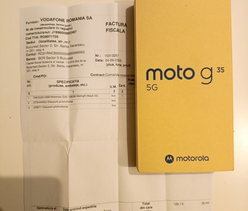 Motorola G35 Sigilat cu Garanție 2 Ani