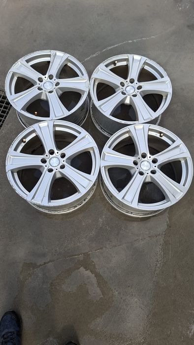 4 jante aluminiui Gama VAG  18'  5×112si 2 cauciucuri Nexen 225/45/18