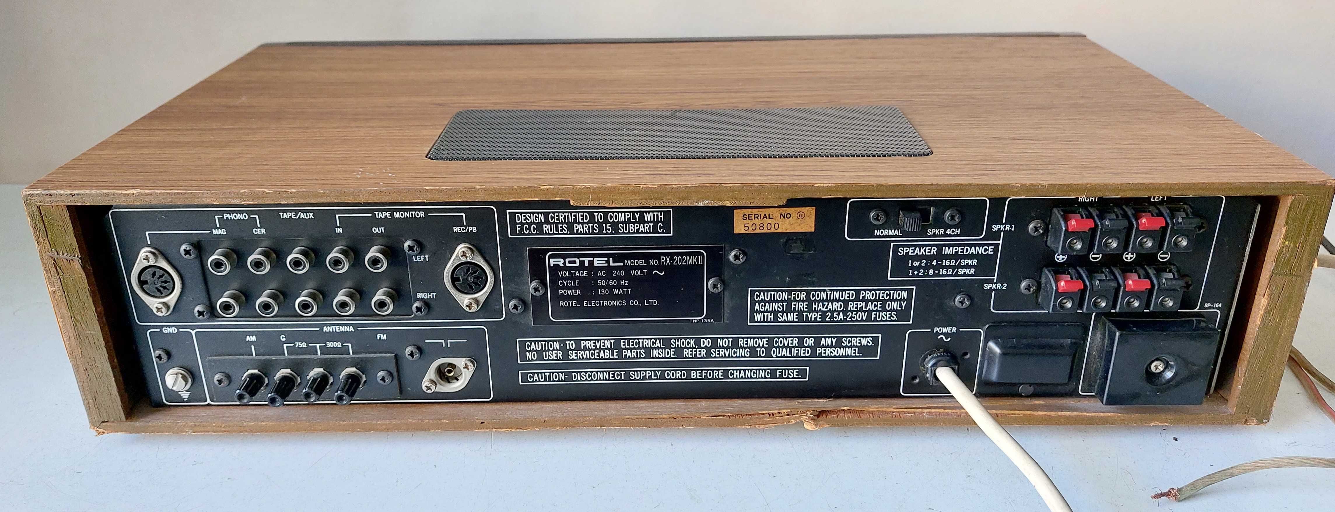 Rotel RX 202 MK 2 muzica