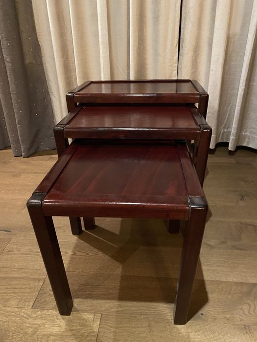 Set 3 masute lemn + comoda TV