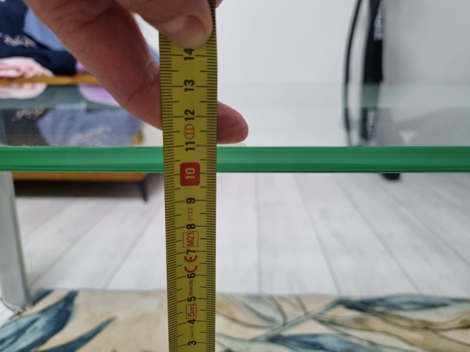 Masa de cafea cu blat din sticla securizata