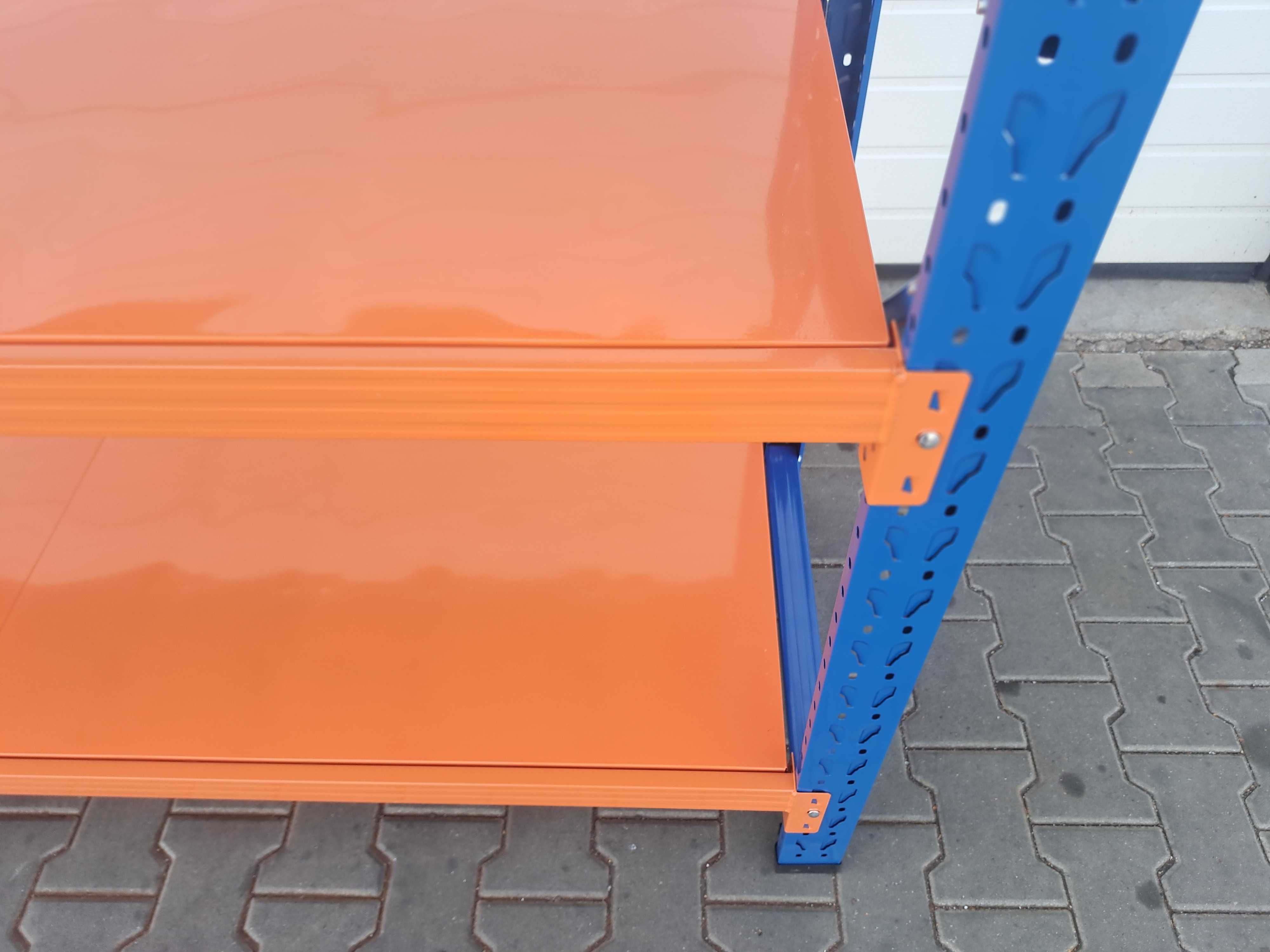 Метален индустриален стелаж 200x200x60, 4 рафта, склад/гараж/мазе