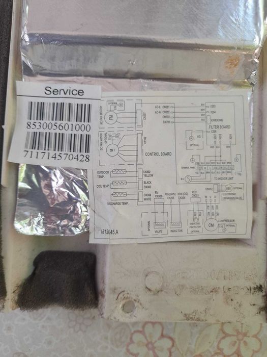 Placa el. AC Whirpool inverter