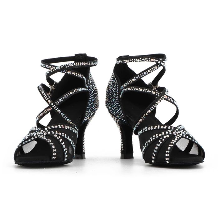 Дамски салса обувки на ток