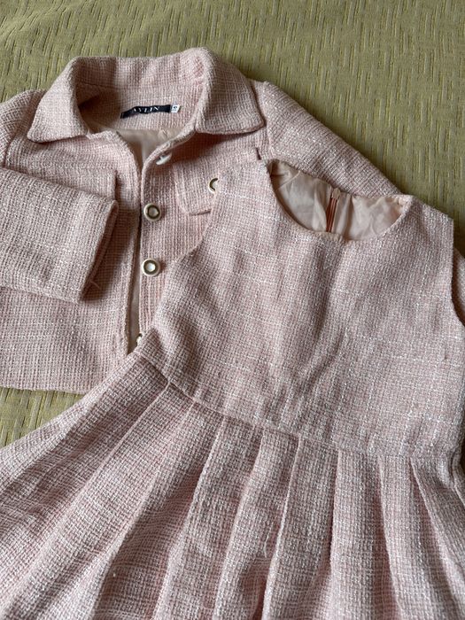 Твидовое платье на девочку