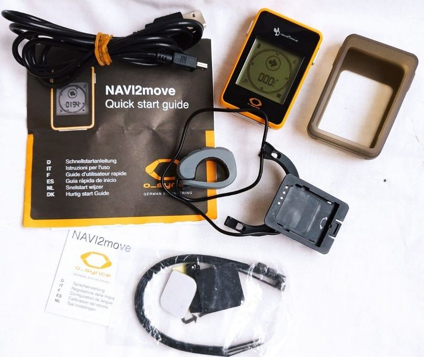Navigator GPS O-SYNCE NAVI2MOVE pentru bicicleta, fabricat in Germania