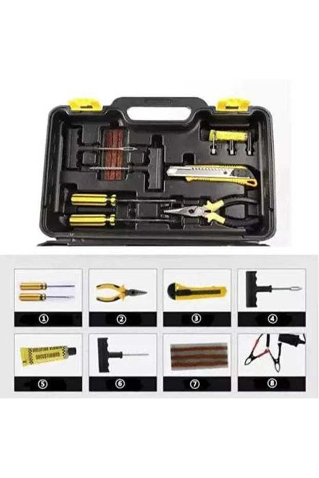 Pachet Compresor auto+Kit pana
