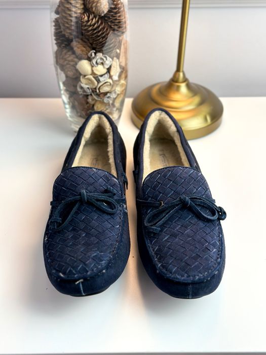 Мужские мокасины с мехом Bottega Veneta