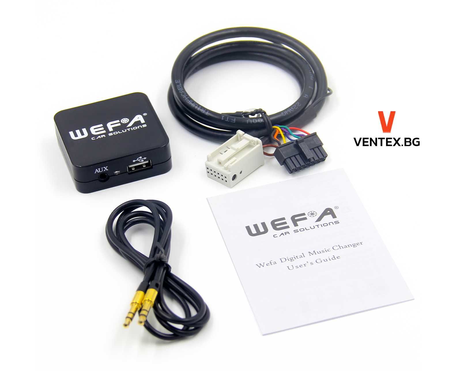 WEFA USB AUX дигитален CD чейнджър за Ауди Фолксваген Шкода 12 пина