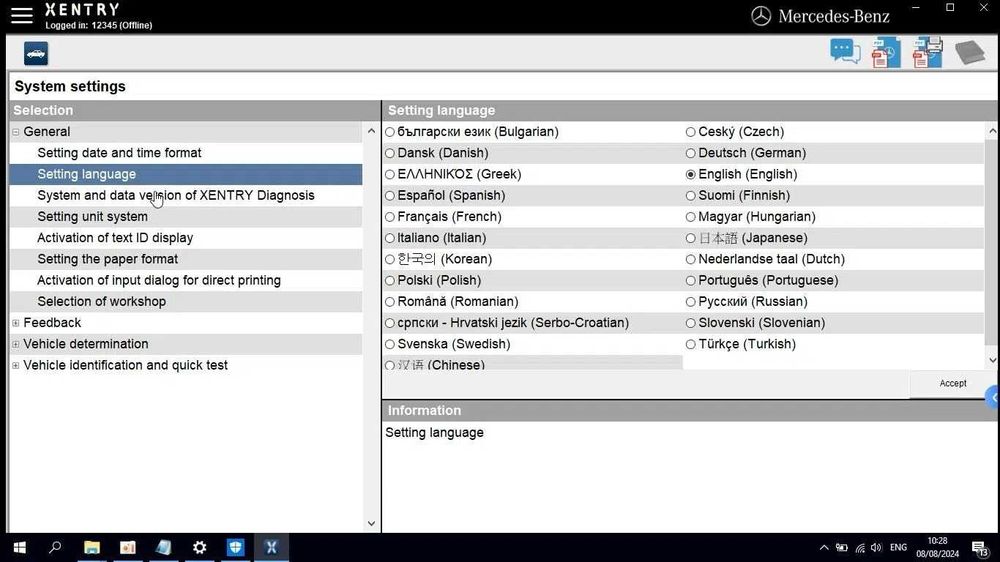Mercedes DAS Xentry 06.2024 Full, soft diagnoza pentru autoturisme