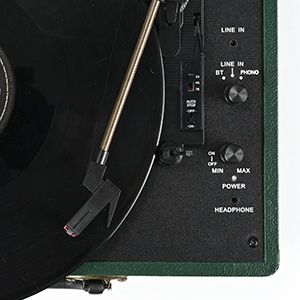 Преносим Грамофон тип "Куфар" с Bluetooth и Вградени Говорители, Retro