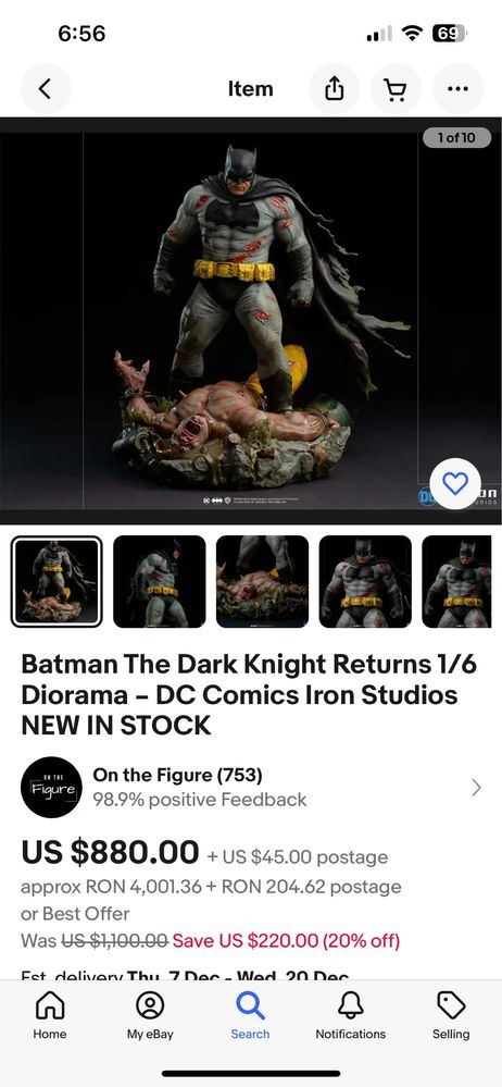 Batman Iron Studios 1/6 limited edition