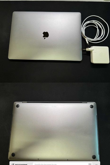 MacBook Pro 16". model 2019